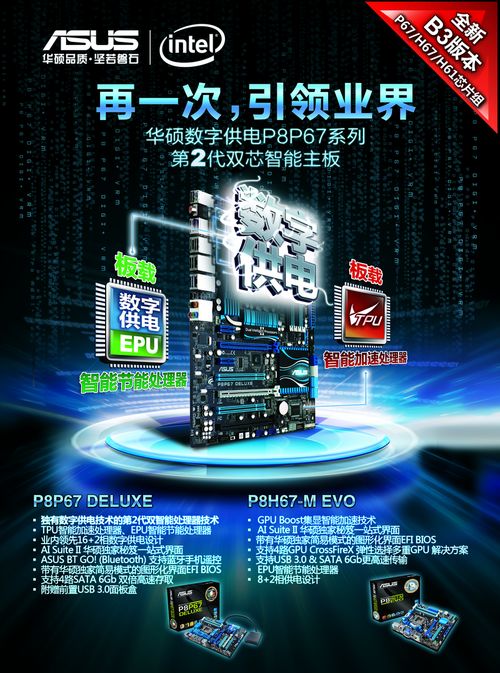 華碩電腦主板廣告psd分層素材 精品素材220